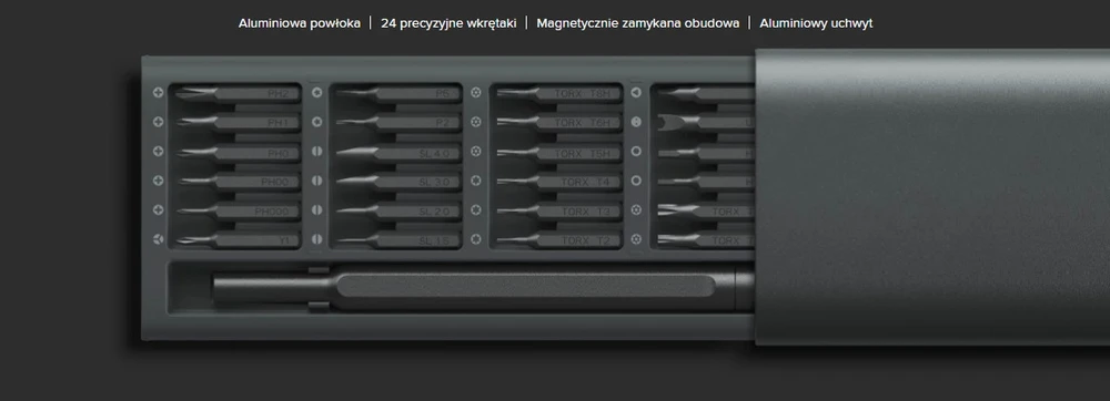 Xiaomi MiJia Wiha Destornillador de precisión 24 en 1 Kit estilo y calidad