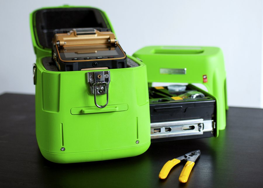 Máquina de soldadura de fibra óptica AI-8C