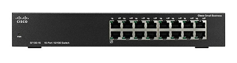 anahtar anahtarı yönetilmeyen 16 port sf110 cisco 1/100