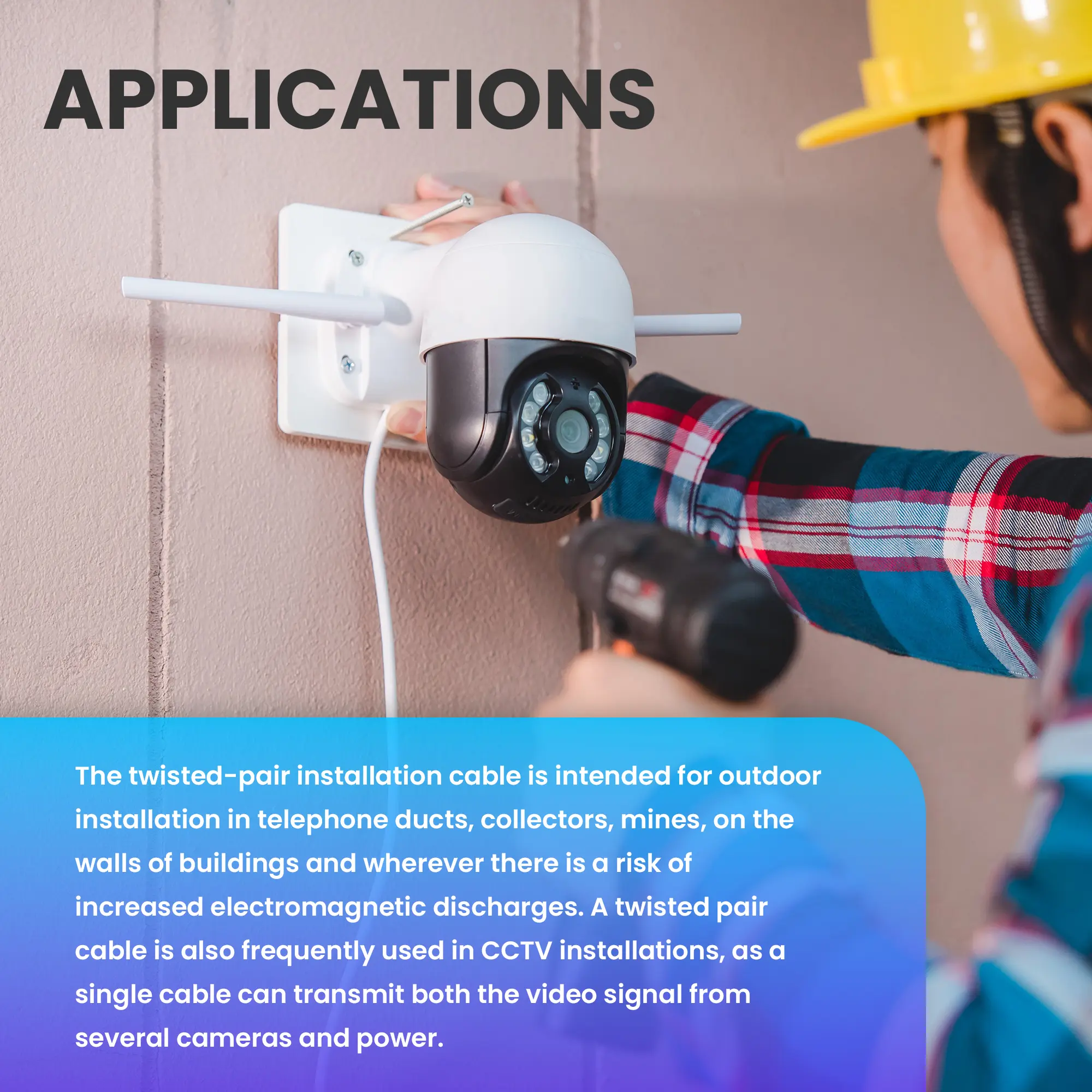 EXTRALINK CAT5E FTP (F/UTP) V2 OUTDOOR TWISTED PAIR 305M