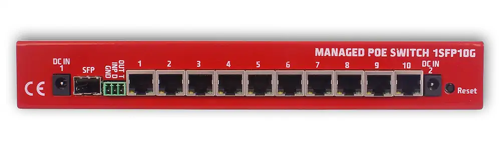 TINYCONTROL УПРАВЛЯЕМЫЙ ГИГАБИТНЫЙ КОММУТАТОР POE 1SFP10G