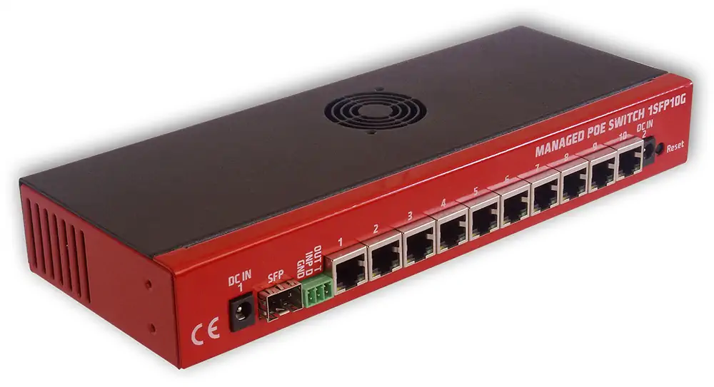 TINYCONTROL УПРАВЛЯЕМЫЙ ГИГАБИТНЫЙ КОММУТАТОР POE 1SFP10G