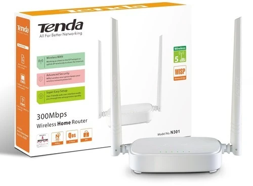 TENDA N301 ROUTER INALÁMBRICO N300