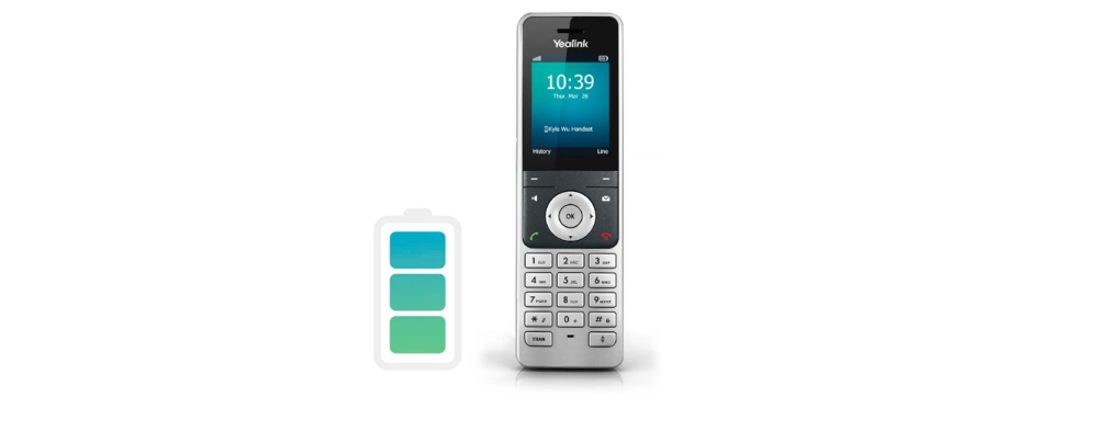 IP DECT POE TABANLI YEALINK W60P KABLOSUZ VOIP IP DECT TELEFON + GÜÇ KAYNAĞI