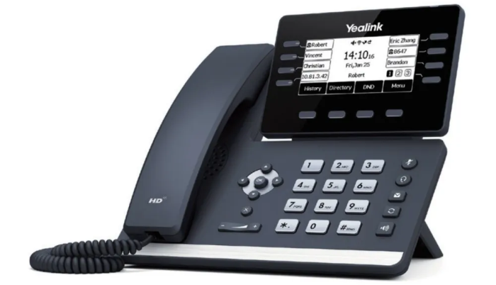 YEALINK SIP-T53W - TELÉFONO VOIP CON POE, DECT