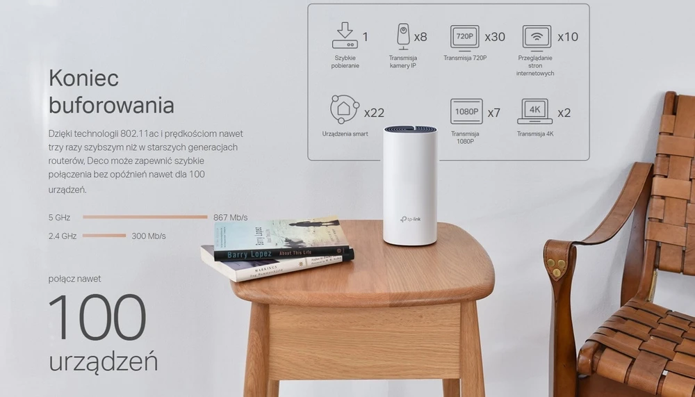 TP-LINK DECO P9 AC1200 + AV1000 HYBRID HOME MESH WI-FI SYSTÉM 2 BALENÍ