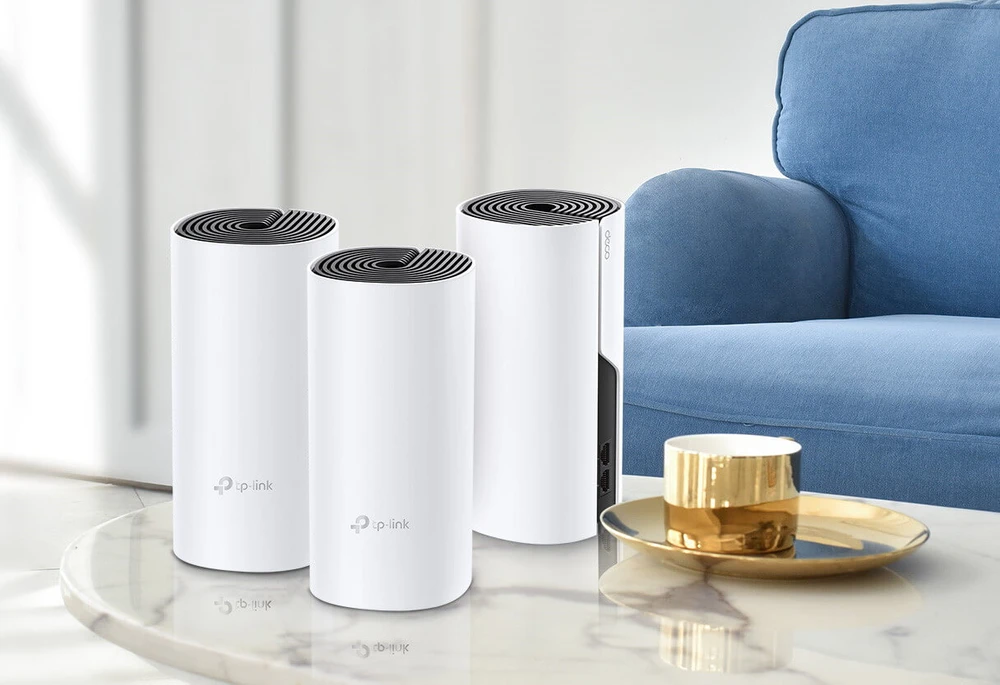 TP-LINK DECO P9 AC1200 AV1000 HYBRID HOME MESH WI-FI SYSTEM 3-PACK