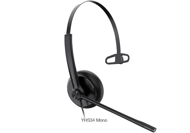 YEALINK YHS34 MONO WIRED WIDEBAND HEADSET