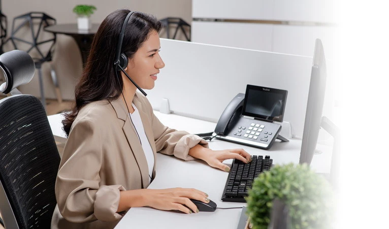 YEALINK YHS34 MONO WIRED WIDEBAND HEADSET