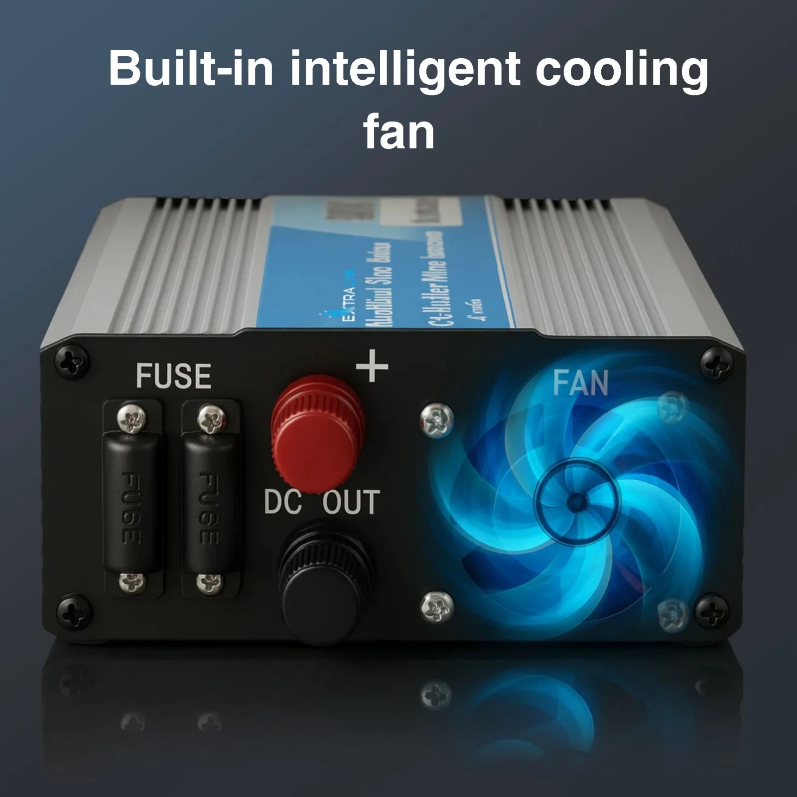 EXTRALINK CAR VOLTAGE CONVERTER 12V - 230V, 500W, MODIFIED SINE OPIM-500W