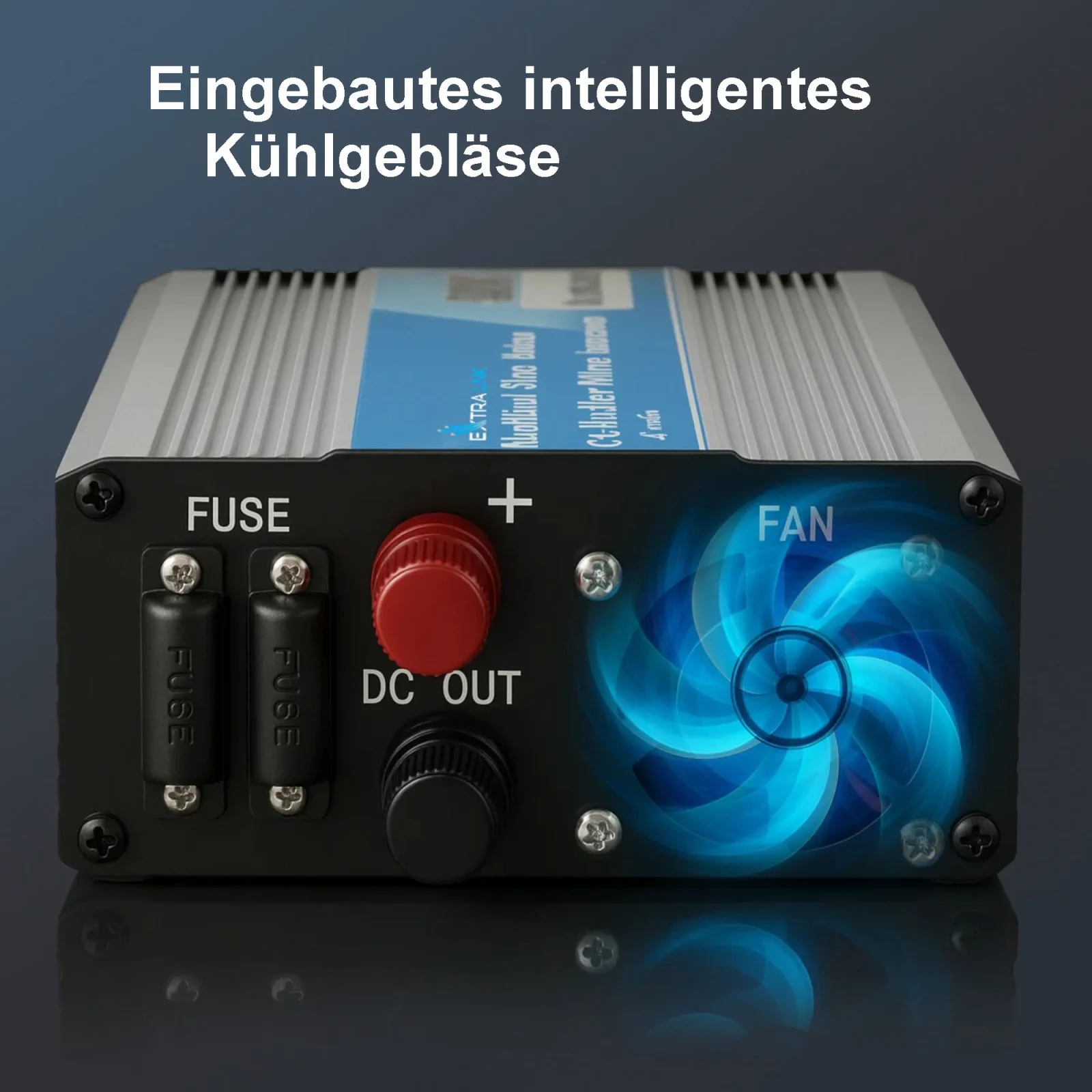EXTRALINK AUTOSPANNUNGSWANDLER 12V - 230V, 500W, MODIFIZIERTER SINUS OPIM-500W
