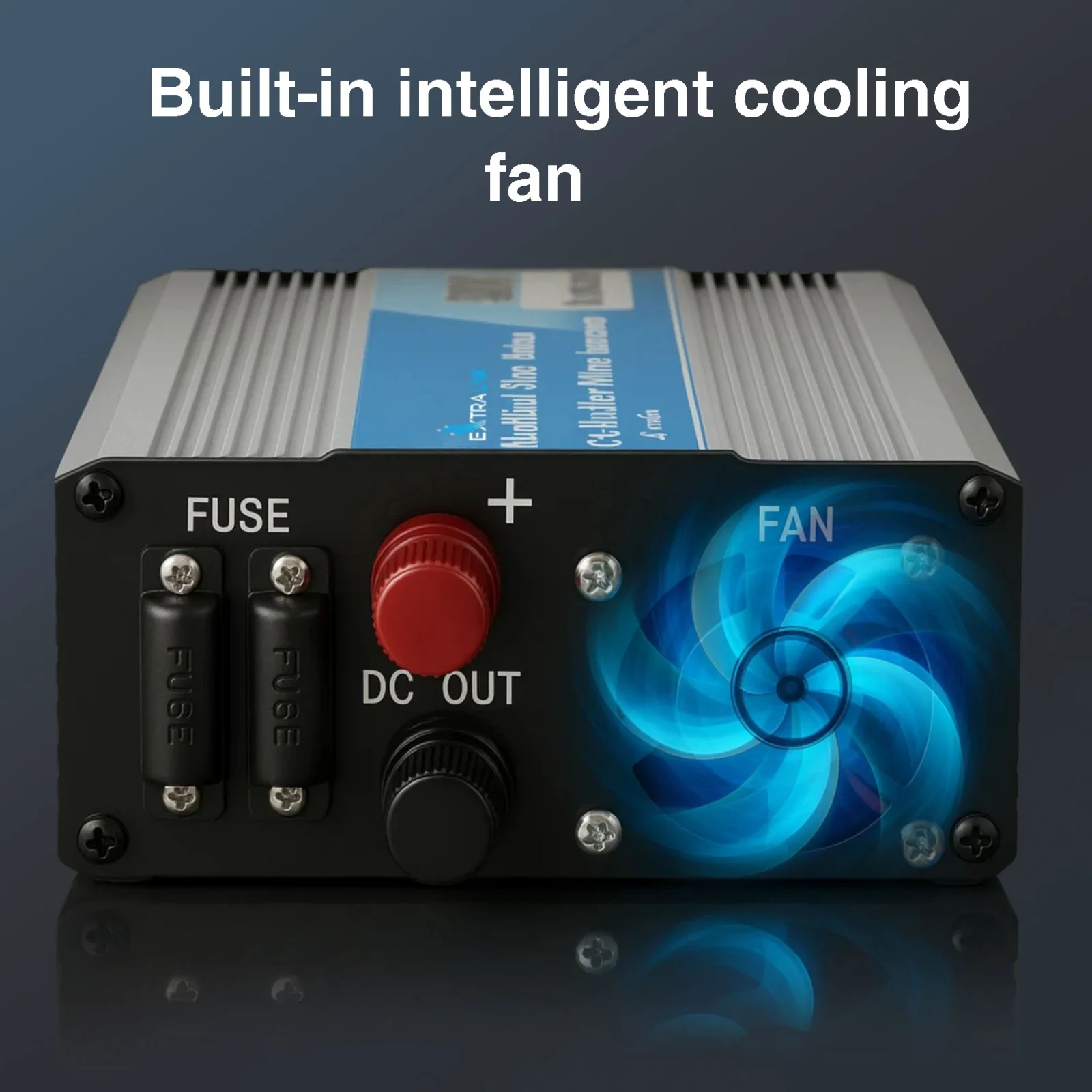 EXTRALINK VOLTAGE CONVERTER 12V - 230V, 600W, MODIFIED SINUS OPIM-600W