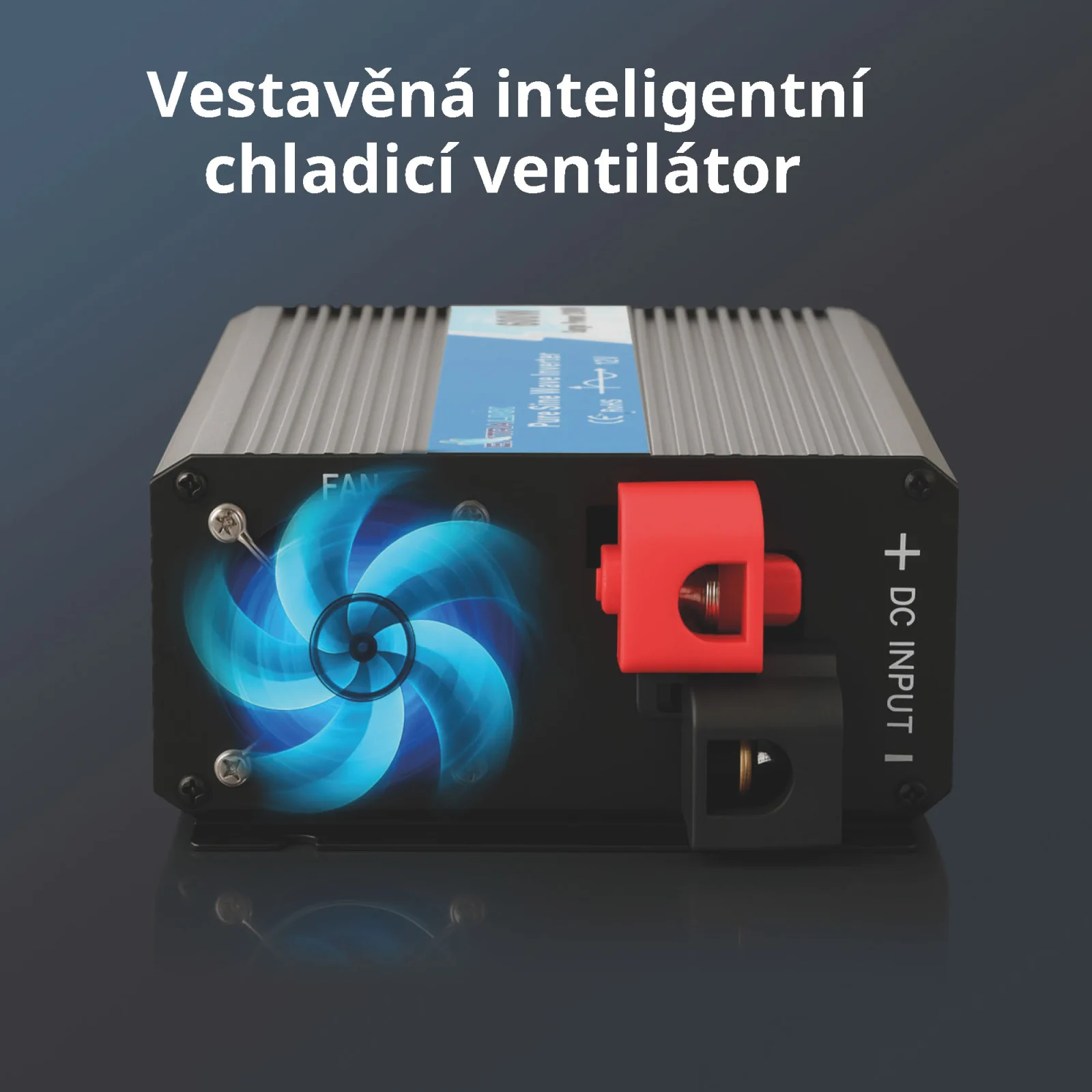 EXTRALINK MĚNIČ NAPĚTÍ 12V - 230V, 600W, PURE SINUS OPIP-600W