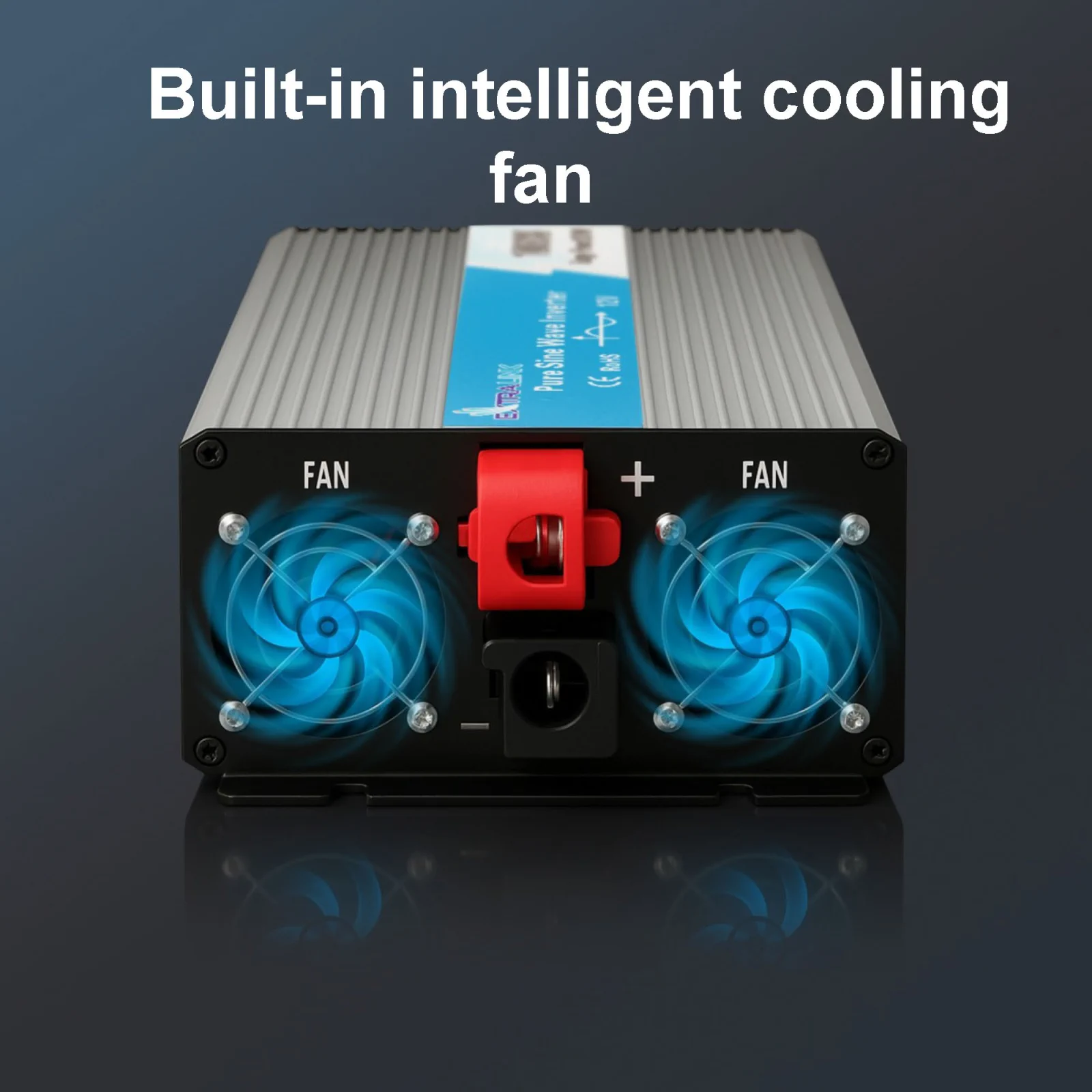 EXTRALINK MĚNIČ NAPĚTÍ 12V - 230V, 1000W, PURE SINUS OPIP-1000W