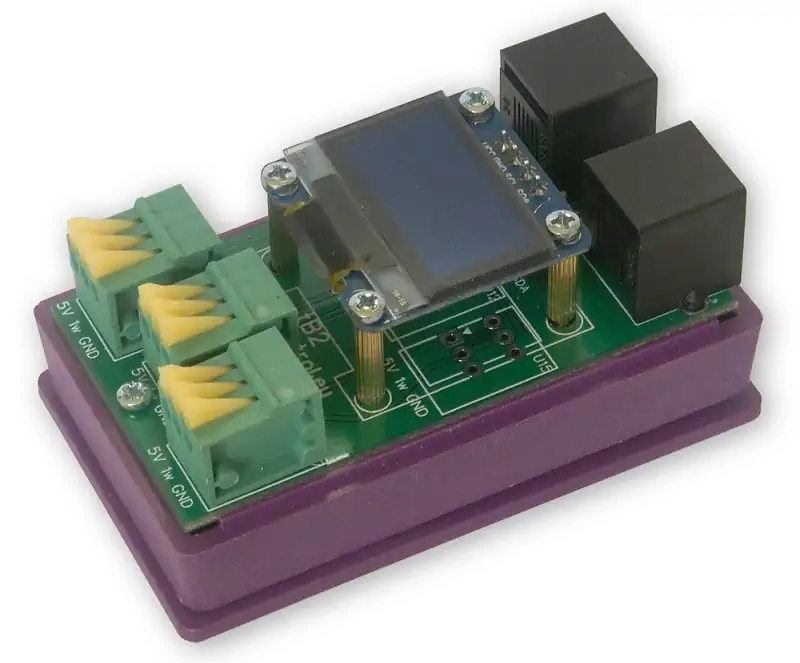 TINYCONTROL TB2 EXTENSION BOARD, 1-WIRE, I2C, OLED, FOR LAN CONTROLLER V3.5