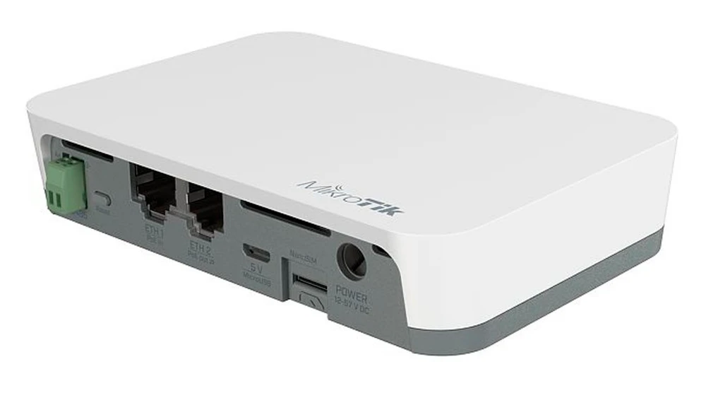 MIKROTIK KNOT RB924I-2ND-BT5&BG77 IOT GATEWAY 650 MHZ, 2,4GHZ, 2x 10/100 MB/S PORTS, MICROUSB PORT, RS485 SERIAL PORT, L4