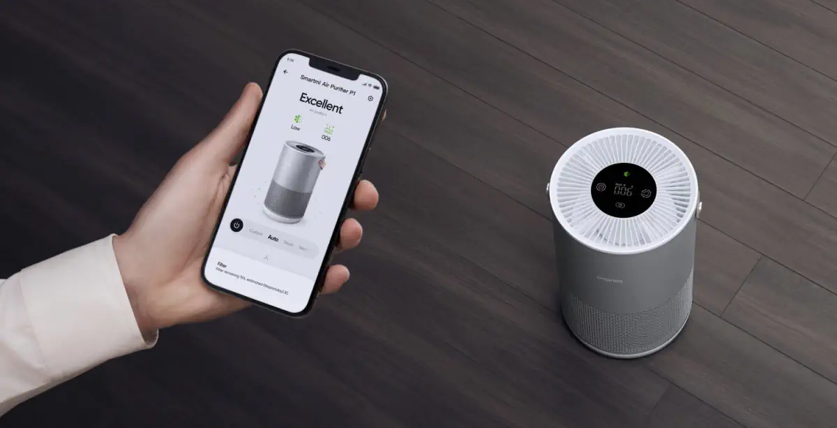 XIAOMI SMARTMI HAVA ARITICI P1 GÜMÜŞ ZMKQJHQP12