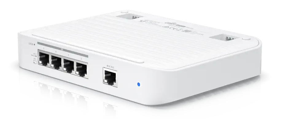 UBIQUITI USW-FLEX-XG UNIFI FULLY MANAGED DESKTOP SWITCH, 4x 10GBE RJ45, 1x 1GBE 802.3AT POE INPUT