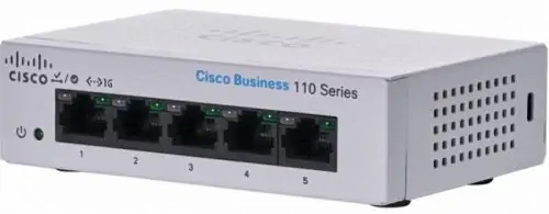 CISCO CBS110-5T-D 5-PORTAS 10/100/1000 SWITCH, NÃO GERIDO