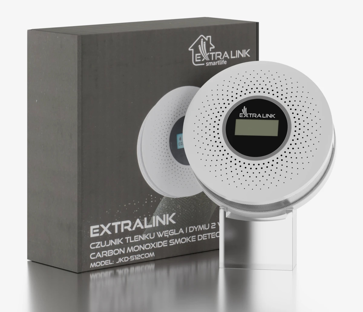 JIKAIDA JKD-512COM DETECTOR DE HUMO INTELIGENTE DE MONÓXIDO DE CARBONO