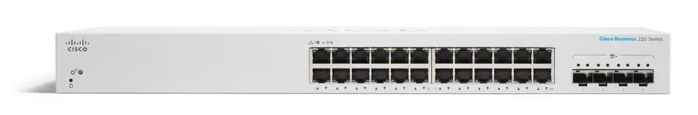 CISCO CBS220-24T-4G 24-PORT 10/100/1000 ANAHTAR, 4X SFP