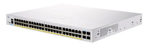 CISCO CBS250-48P-4X 48-PORT 10/100/1000 POE SWITCH, 4X SFP+ 370W