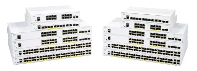CISCO CBS350-16FP-2G 16-PORTS 10/100/1000 PO SWITCH, 2X SFP, 240W