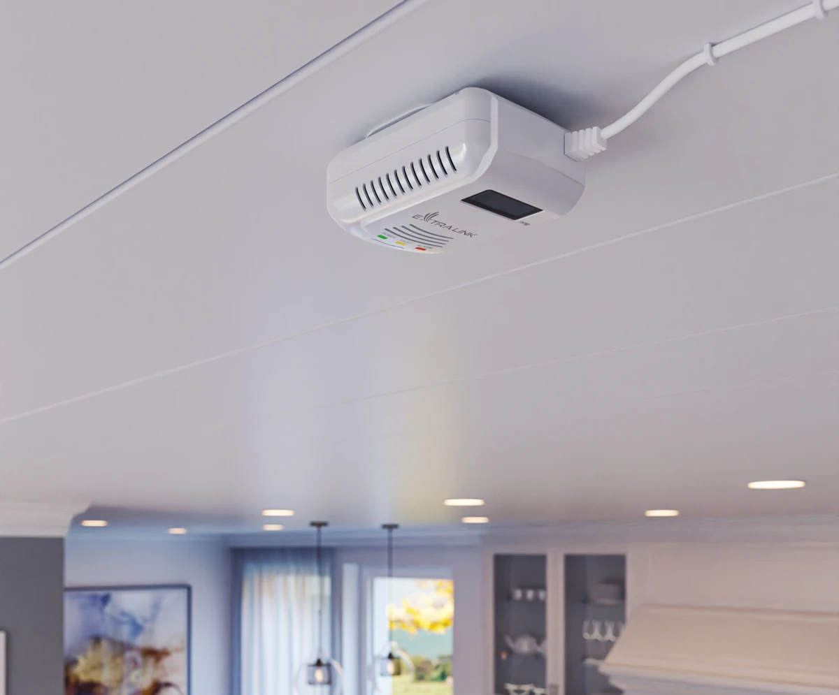 JIKAIDA JKD-808COM INTELIGENTNÍ DETEKTOR KOUŘE PLYNU A OXIDU Uhelnatého