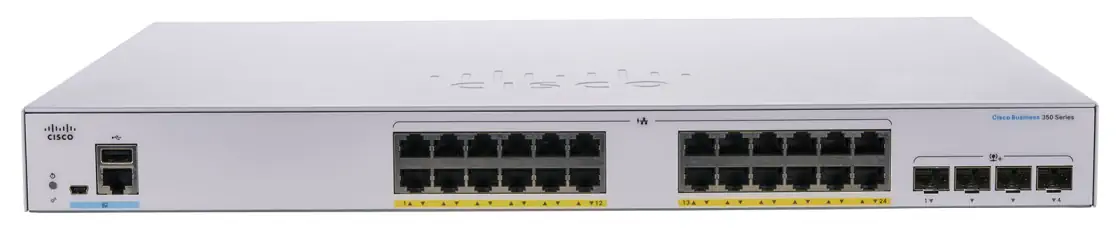 CISCO CBS350-16FP-2G 16-PORTS 10/100/1000 POE SWITCH, 2X SFP, 240W Działania