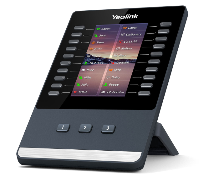 YEALINK EXP43 ЦВЕТНОЙ МОДУЛЬ РАСШИРЕНИЯ ДЛЯ IP-ТЕЛЕФОНОВ YEALINK T43U/T46U/T48U