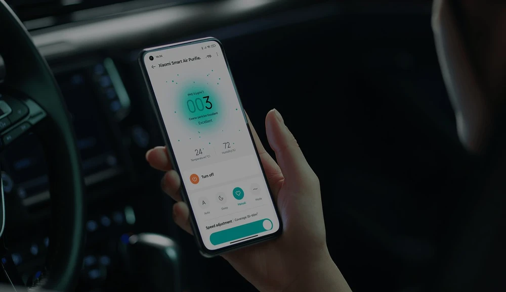 Xiaomi Smart Air Purifier 4 Pro aplikacja xiaomi home