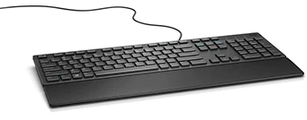DELL KB216 QUIETKEY KLAVYE US-EURO QWERTY, USB, SİYAH (580-ADHK)