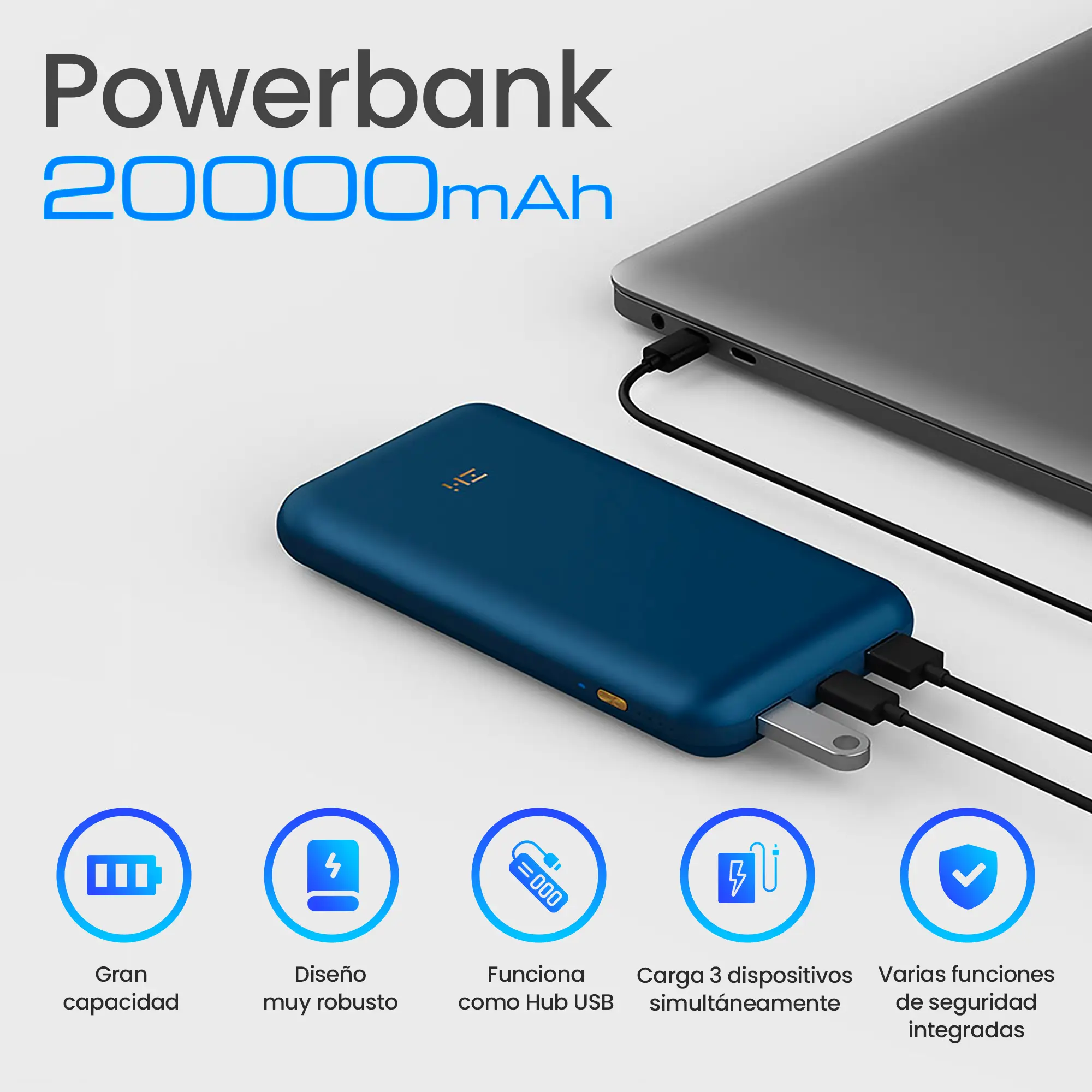 Xiaomi ZMI Pro 20000 Power bank | Powerbank | 25000 mAh, QB823