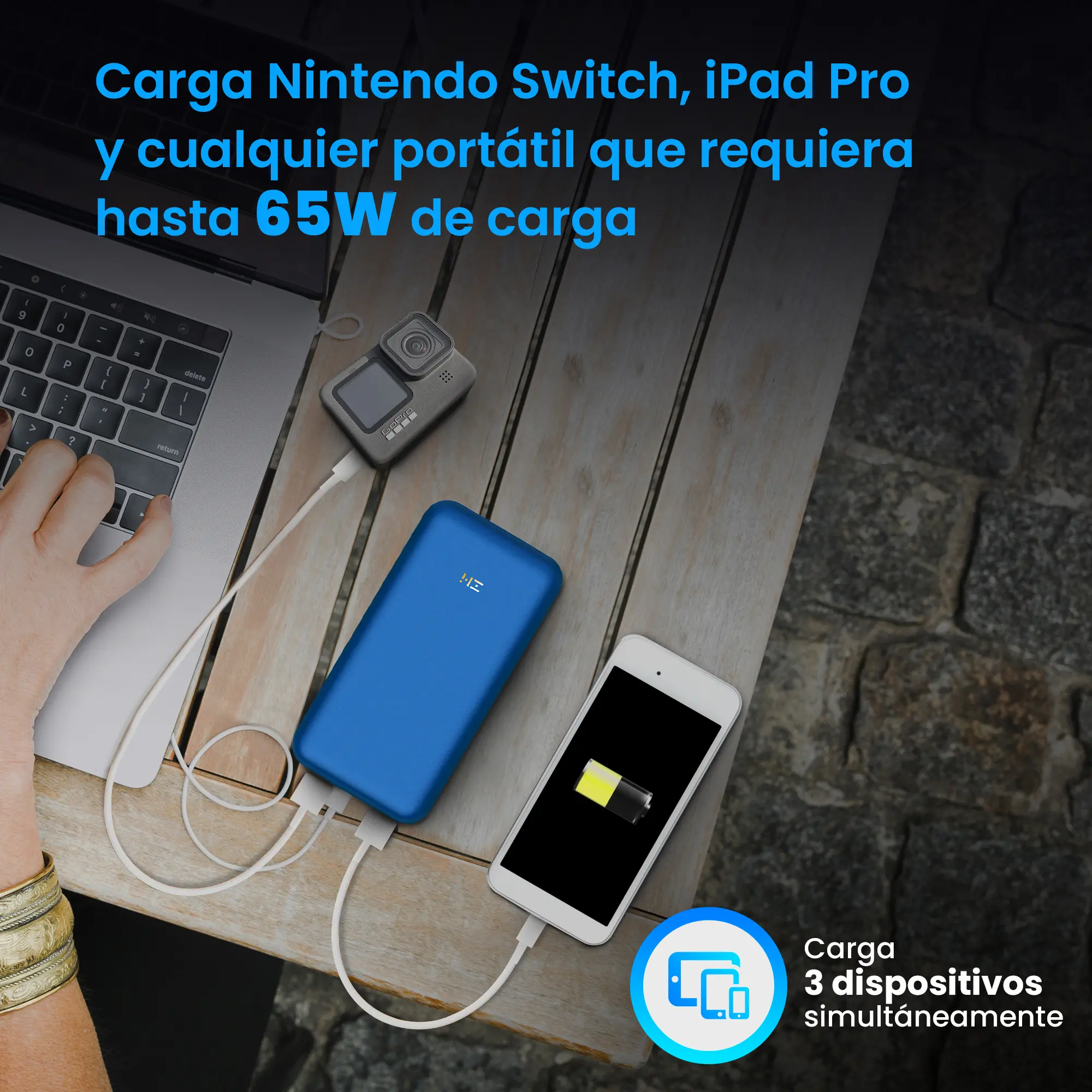 Xiaomi Extralink ZMI Pro 20000 Power bank | Powerbank | 25000 mAh, QB823