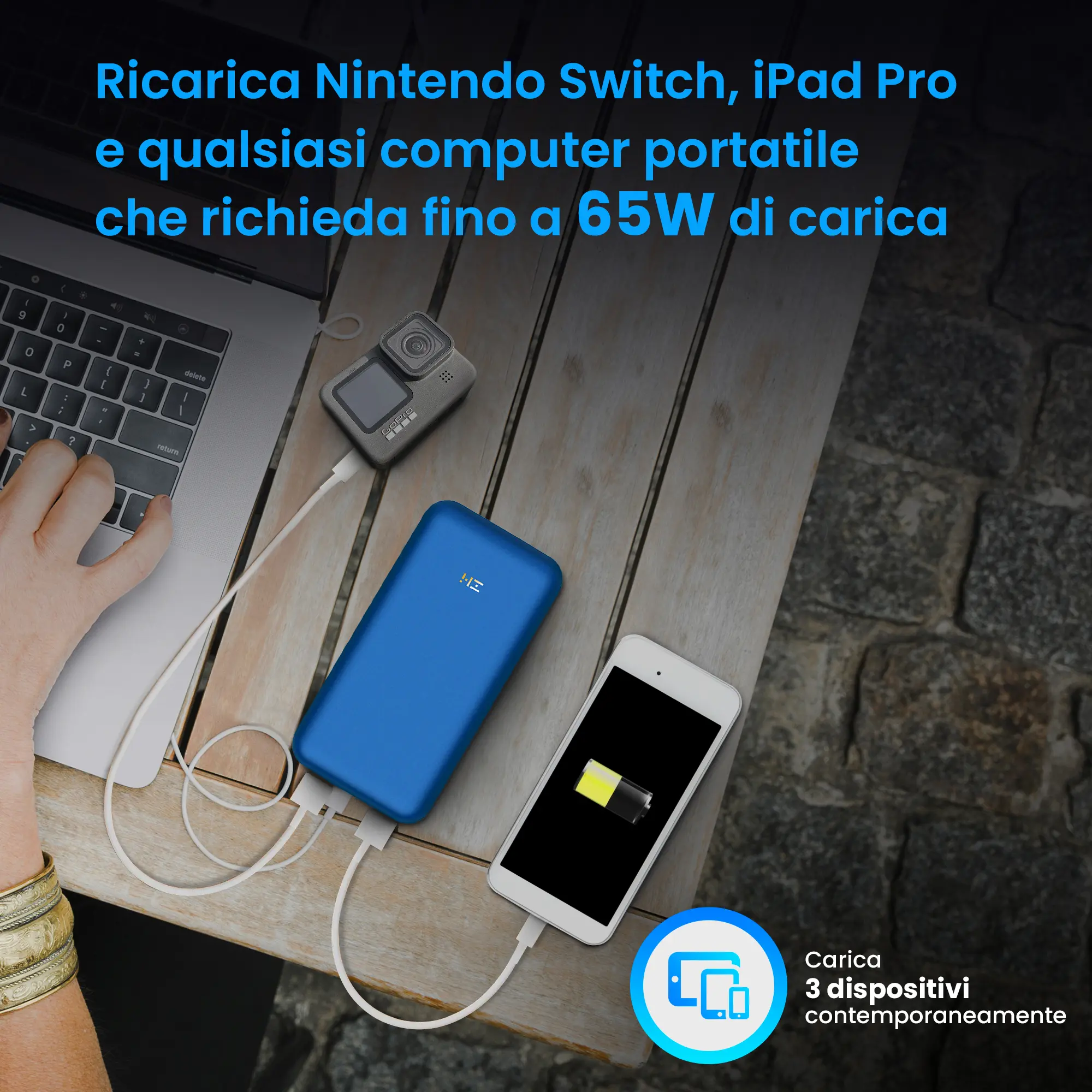 Xiaomi Extralink ZMI Pro 20000 Powerbank | Powerbank | 25000 mAh, QB823