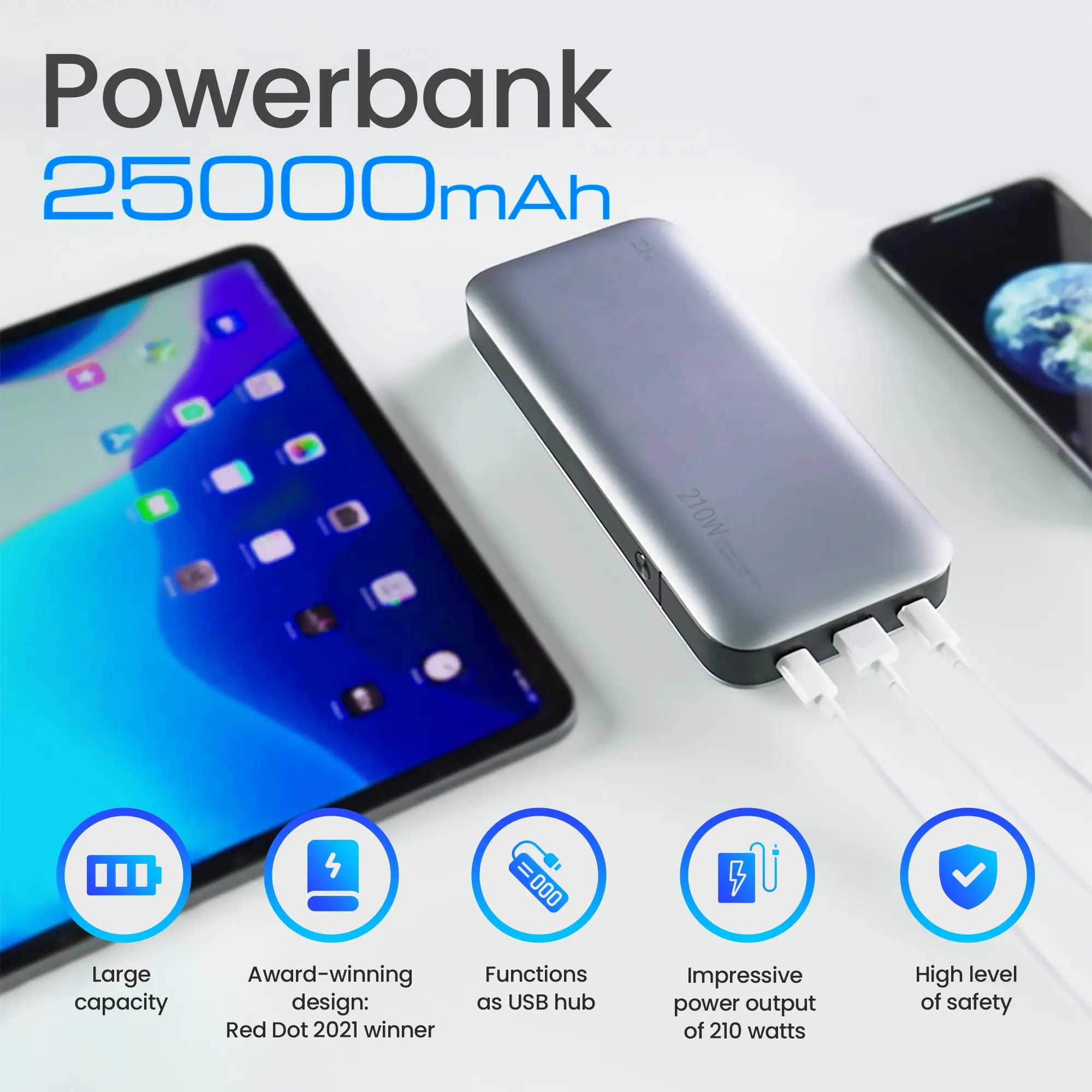 Extralink ZMI QB826G POWERPACK NO. 20 (EXTRALINK) 25000MAH