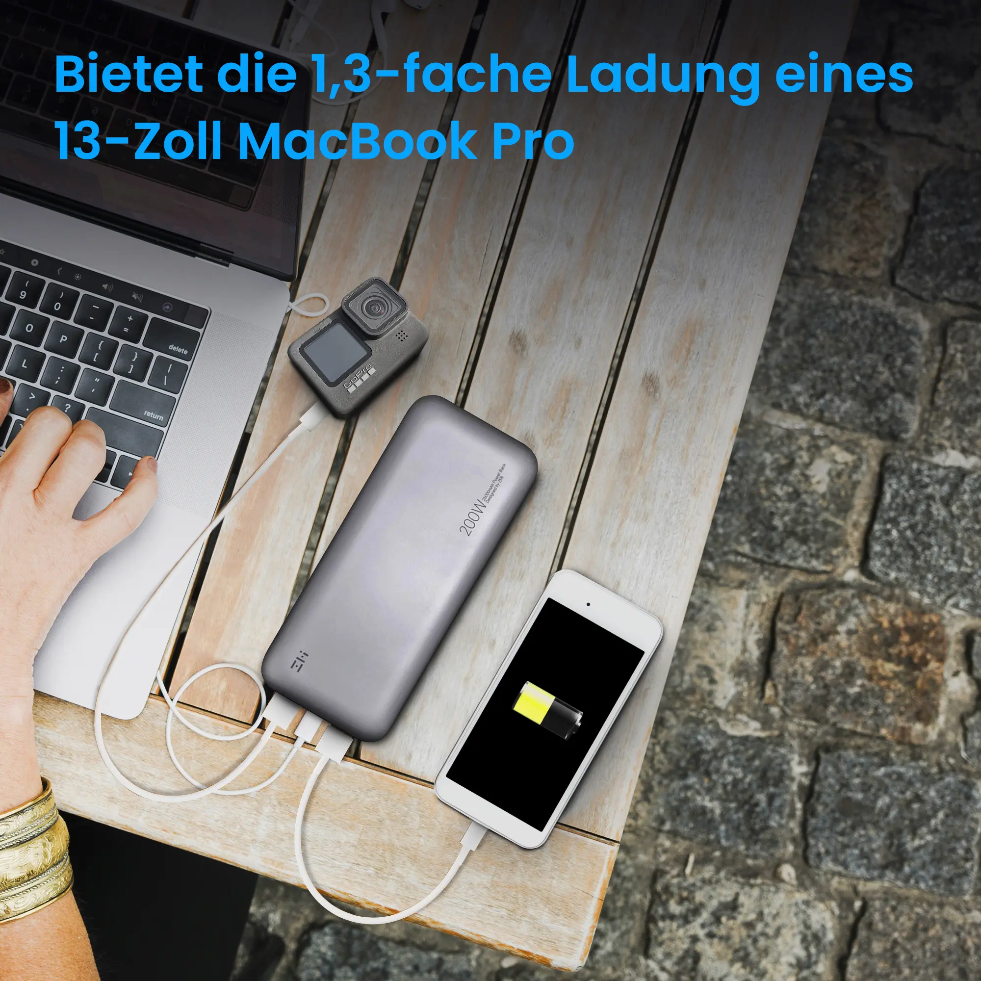 Extralink ZMI QB826G POWERPACK NO. 20 (EXTRALINK) 25000MAH macbook pro