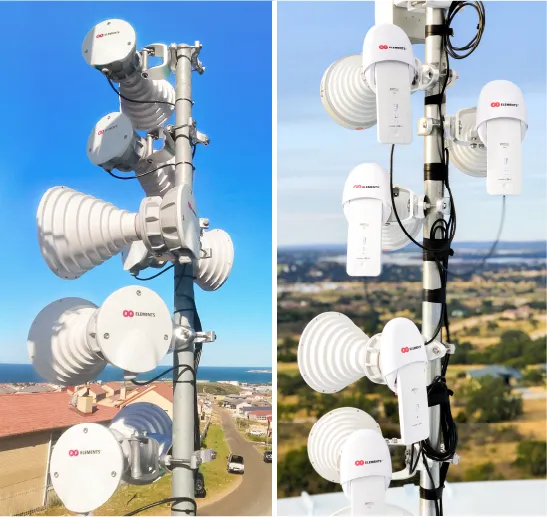 RF ELEMENTS ANTENA DE SECTOR TIPO CORNETA SIMÉTRICA COM TWISTPORT, 5GHZ, 12DBI, 70°, GEN2