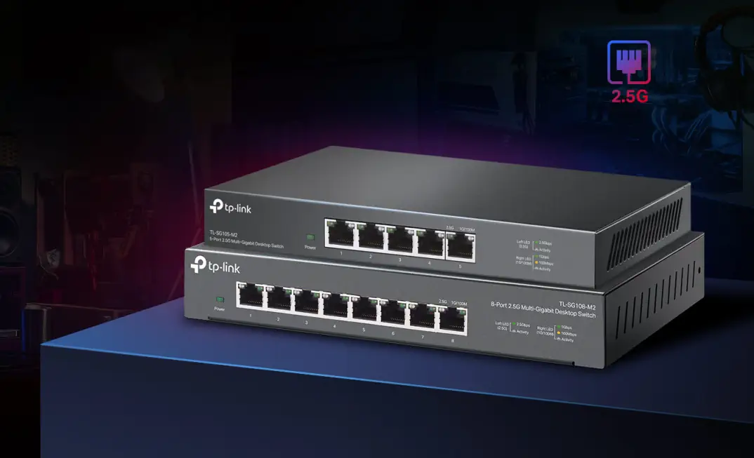 TP-LINK TL-SG108-M2 8-PORT 2.5G SMART SWITCH