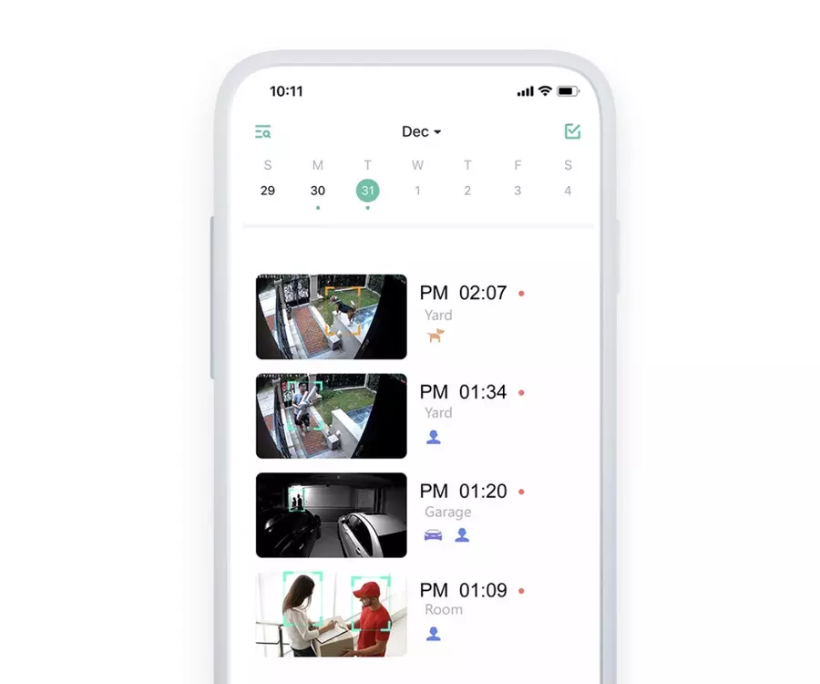 extralink protector full hd 1080p cámara con batería aplicación móvil inalámbrica detección de movimiento en batna24