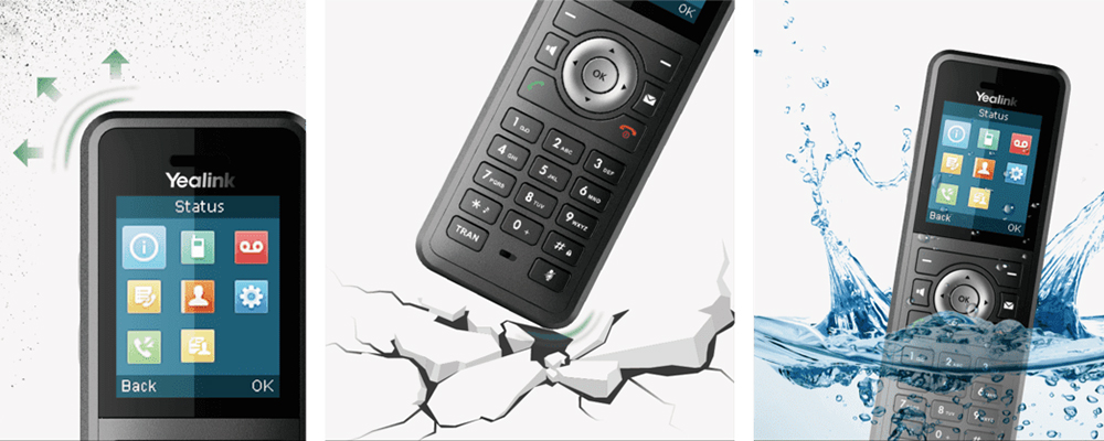 YEALINK W59R IP67 IP DECT HANDSET WITH CHARGING DOCK