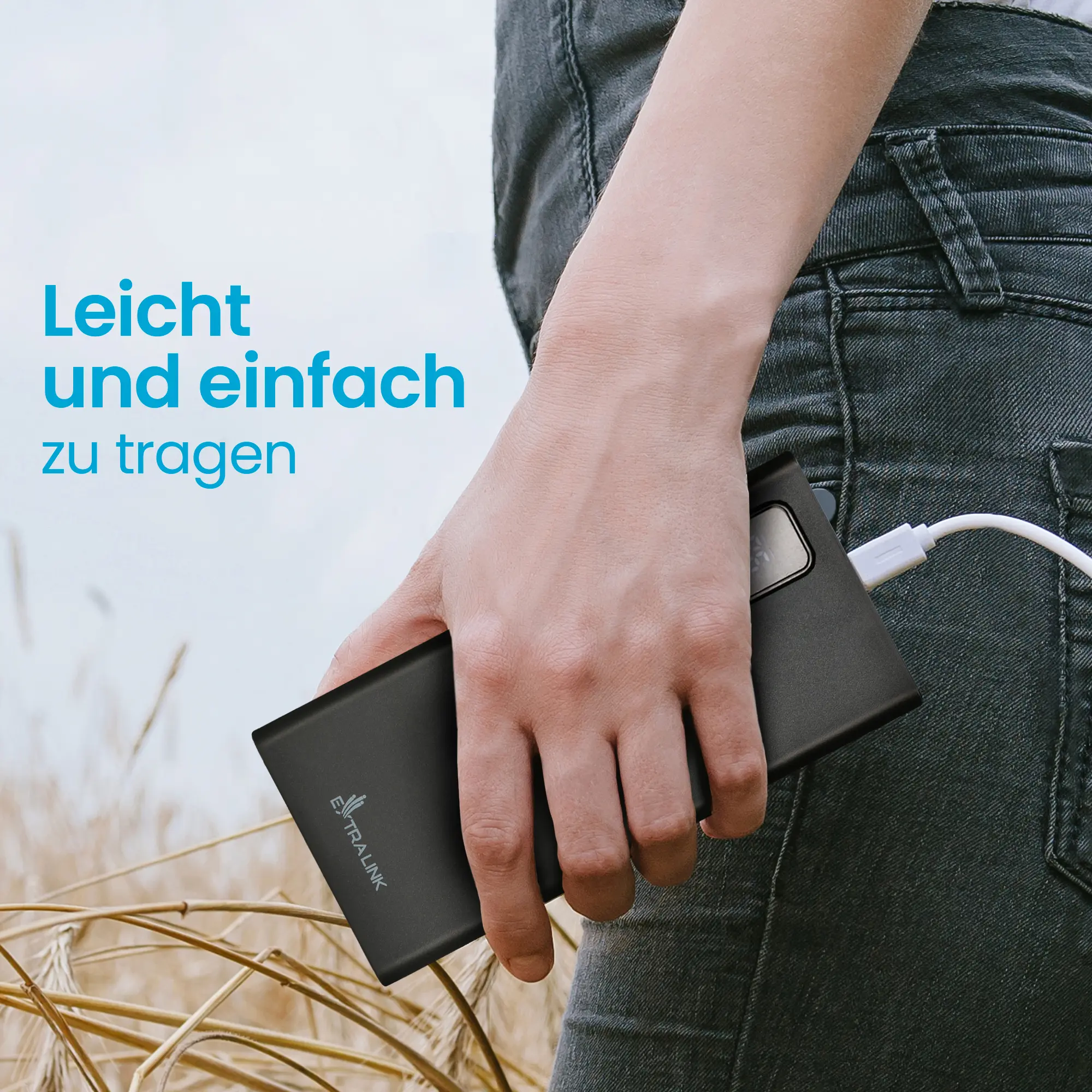 EXTRALINK EPB-067B 10000MAH SCHNELLLADUNG POWER BANK SCHWARZ