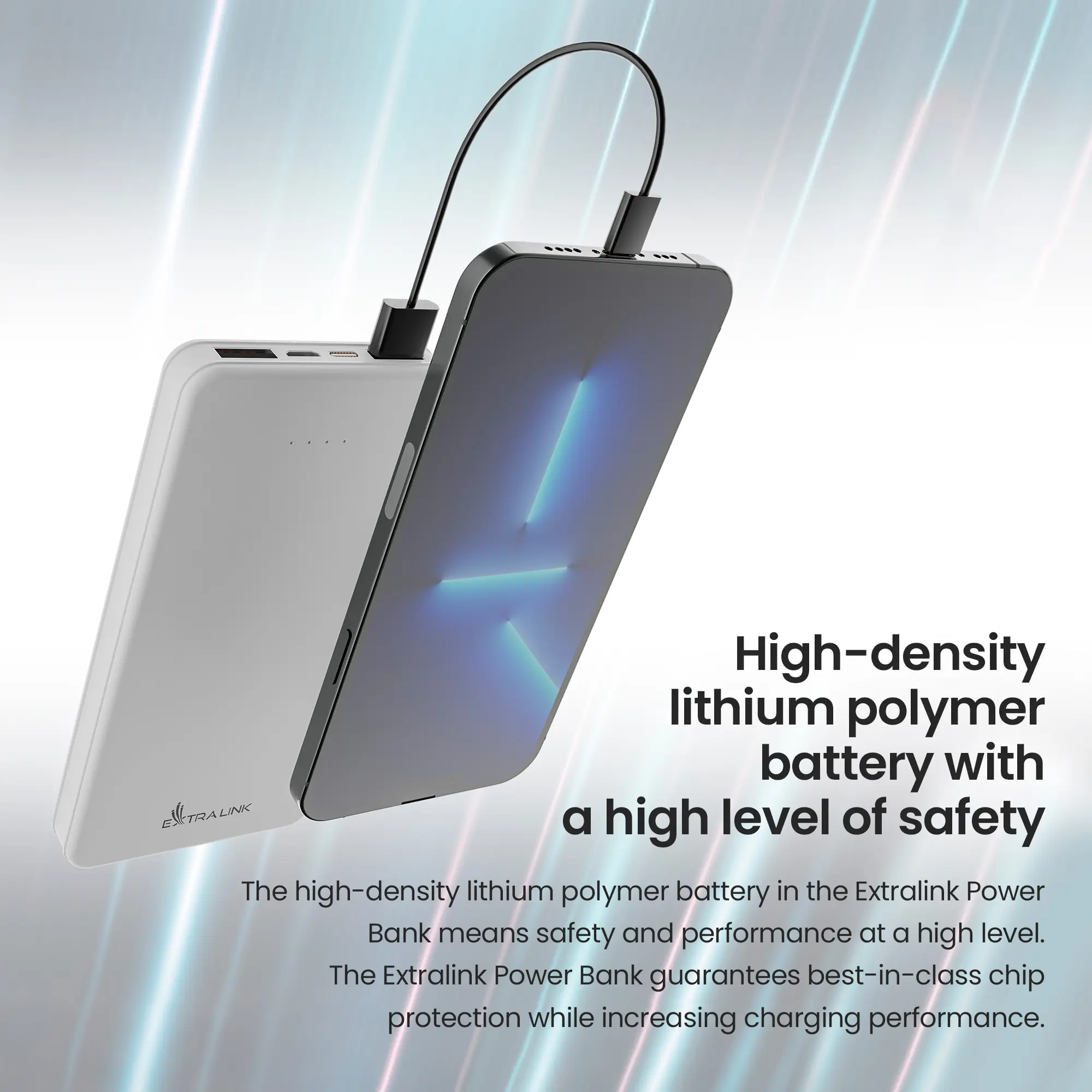 EPB-078W 10000MAH 5V POWER BANK BLANCO