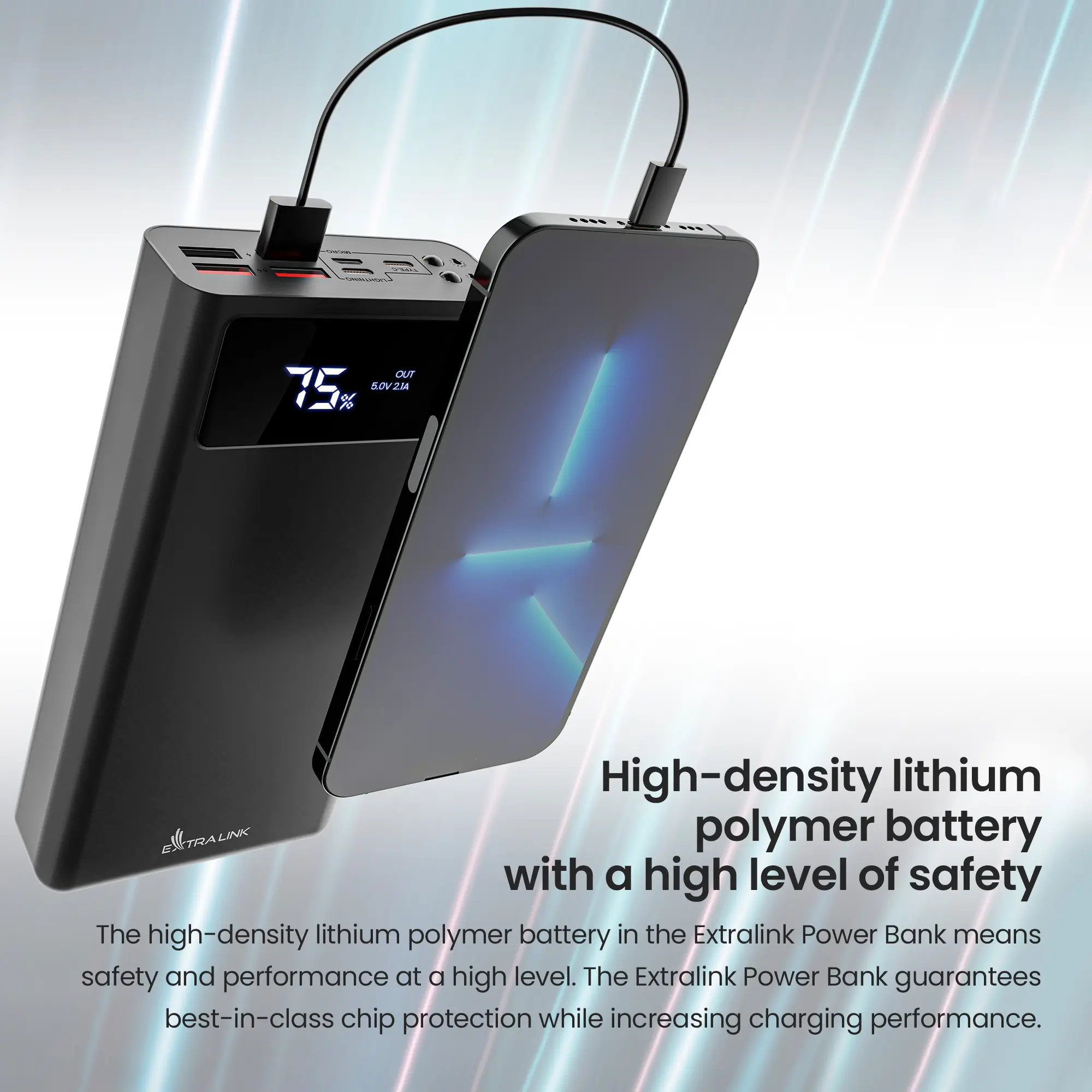 EPB-112 30000MAH 5V POWER BANK BLACK