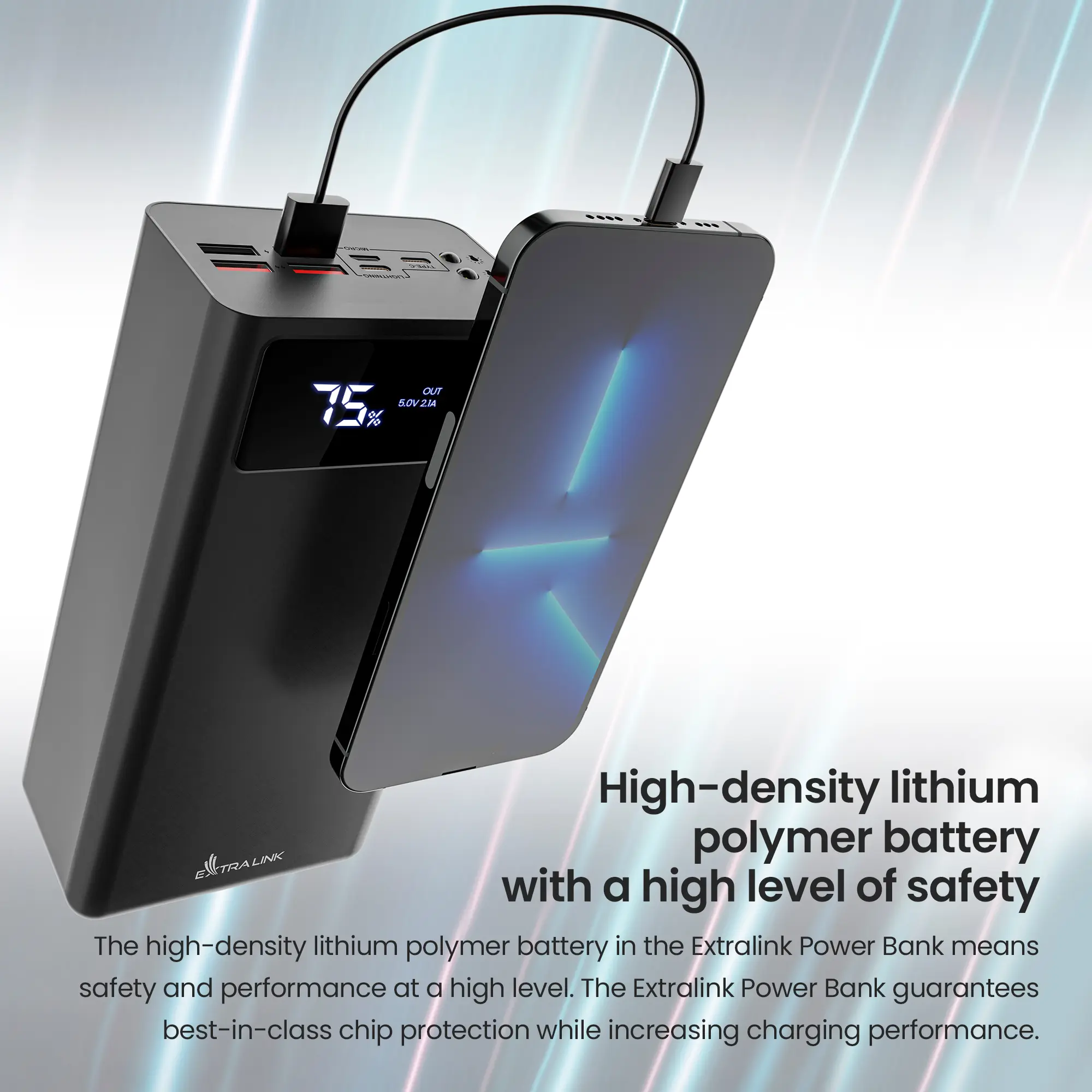 EPB-114 50000MAH 5V POWER BANK SCHWARZ