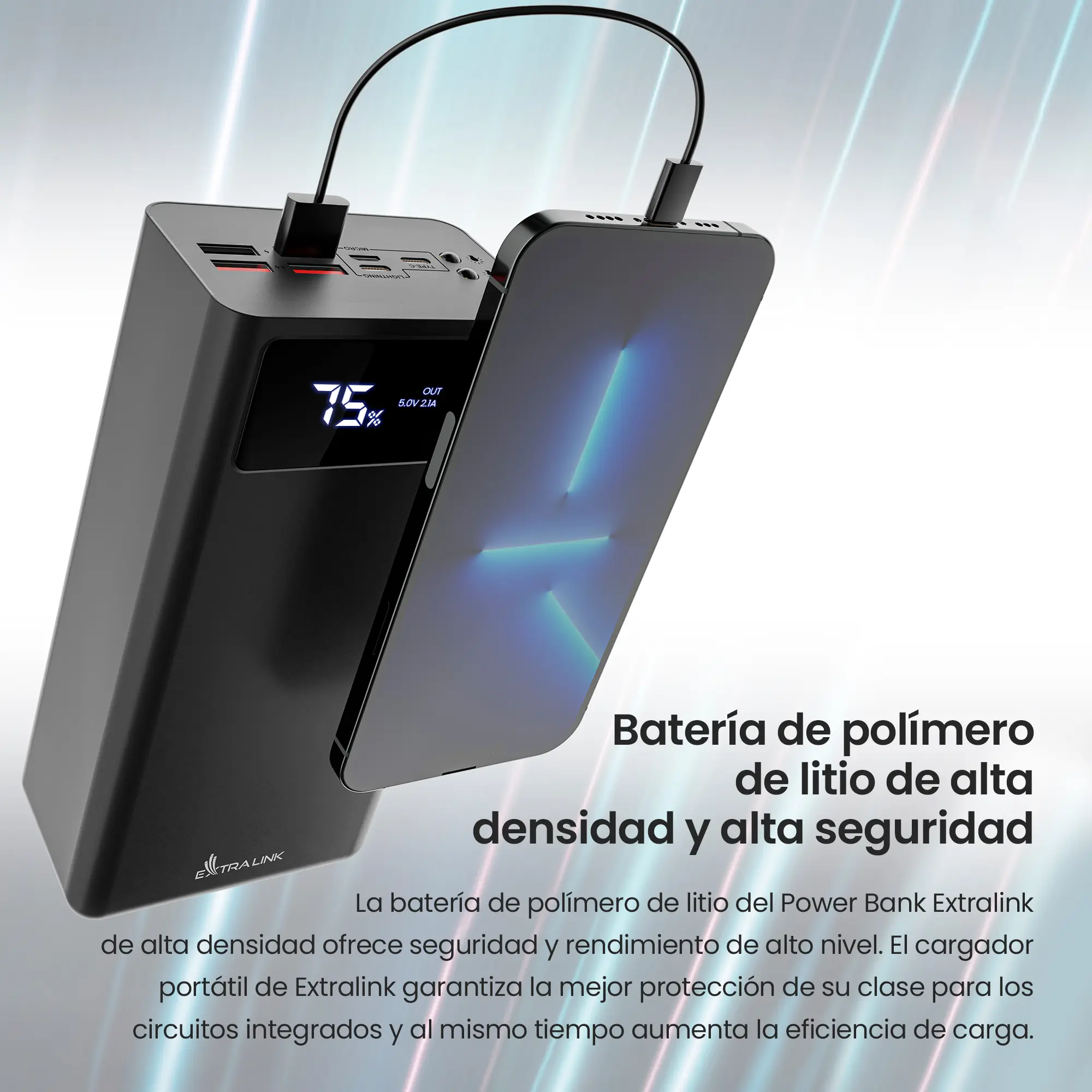 EPB-114 50000MAH 5V POWER BANK NEGRO