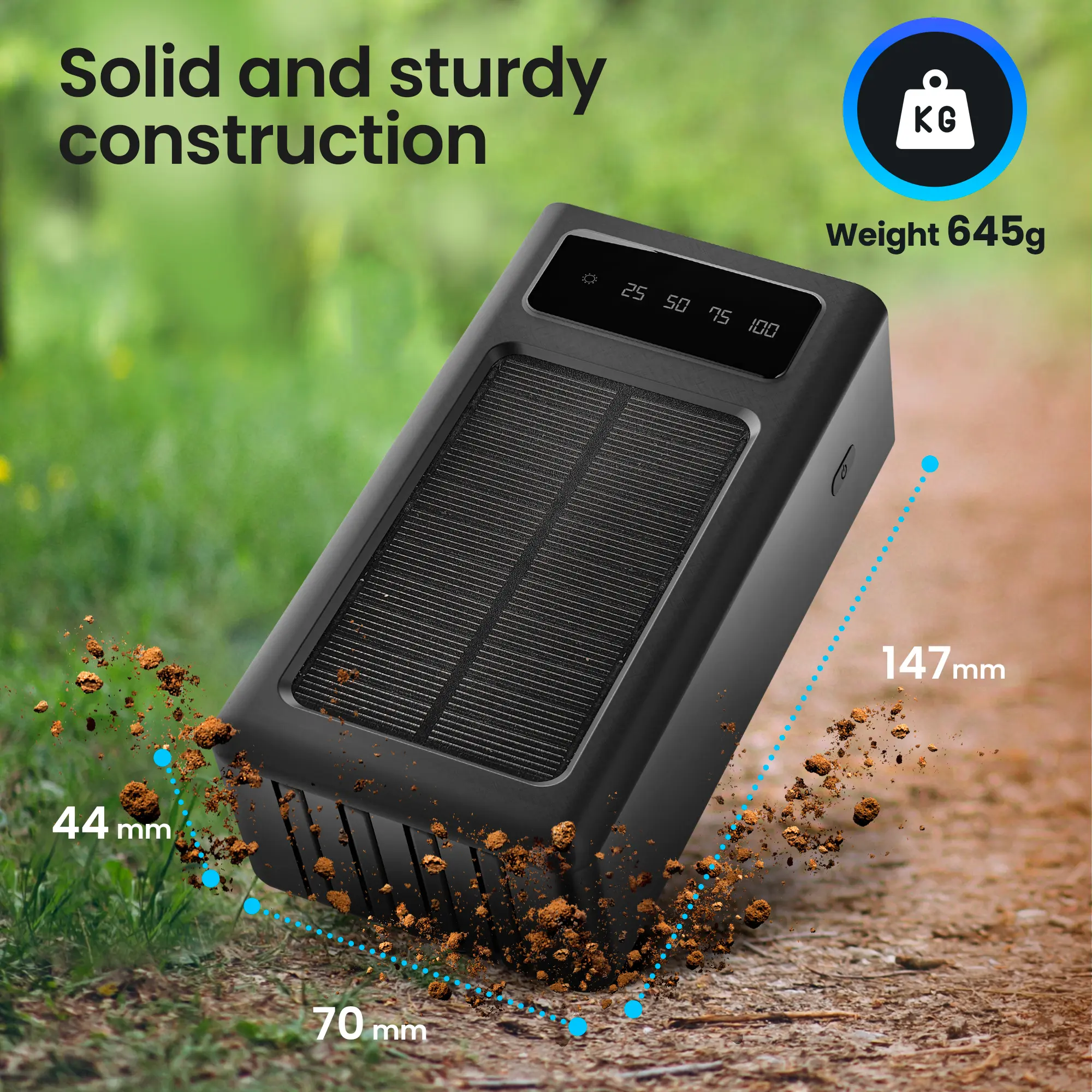 EXTRALINK EPB-093 30000MAH GÜNEŞ ENERJİSİ BANKASI SİYAH