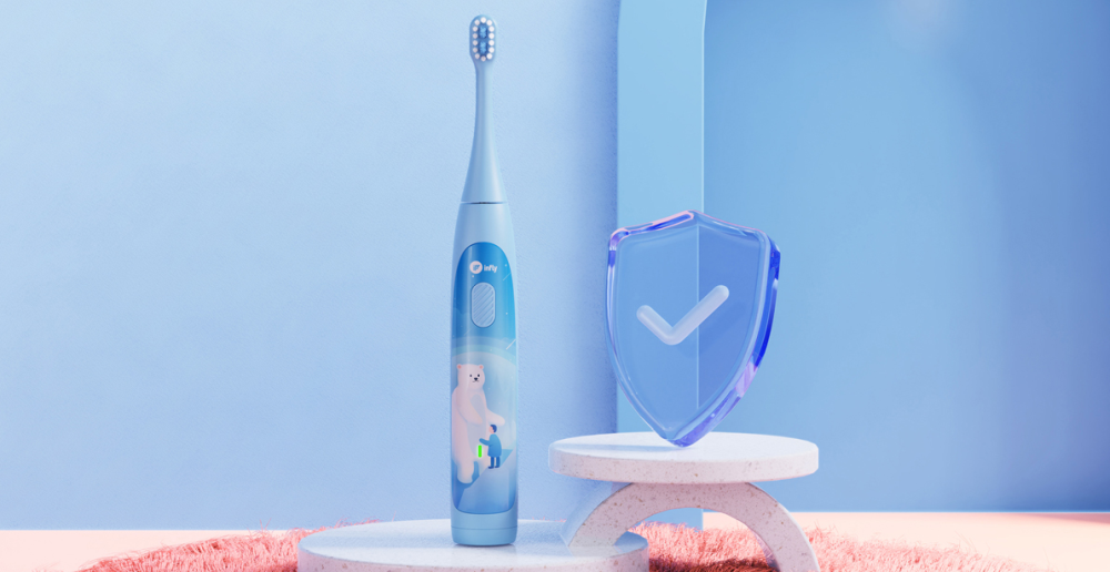 INFLY T20040B ESCOVA DE DENTES ELÉCTRICA SÓNICA PARA CRIANÇAS