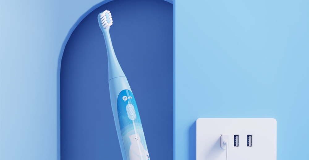 INFLY T20040B ESCOVA DE DENTES ELÉCTRICA SÓNICA PARA CRIANÇAS