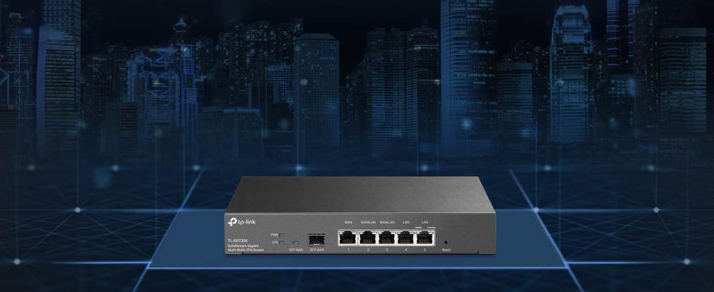 TP-LINK TL-ER7206 ROUTER SAFESTREAM GIGABIT MULTI-WAN VPN